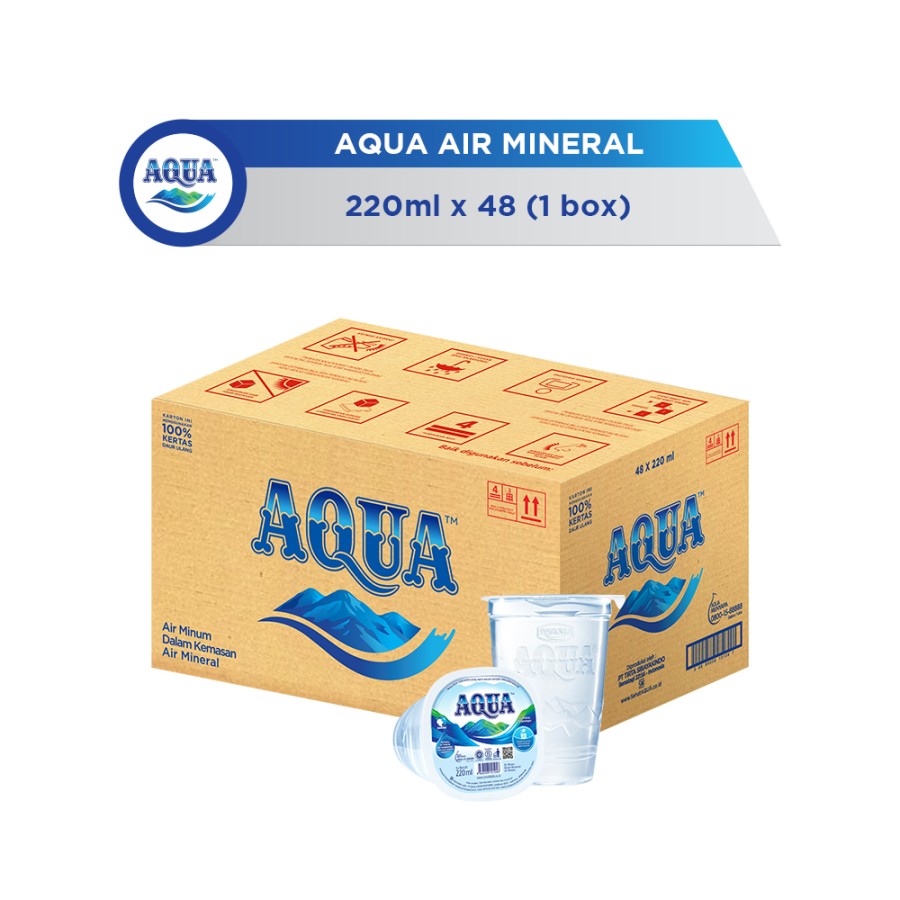 Aqua Air Mineral 220 ml x 48 cup (box)