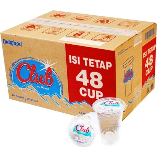 Club Air mineral 220 ml x 48 cup (box)