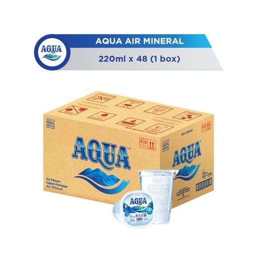 [AQC2] Aqua Air Mineral 220 ml x 48 cup (box)