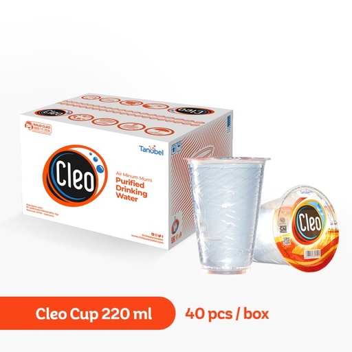 [CC2] Cleo Air Mineral 220 ml x 40 cup (box)